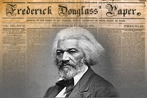 Douglass' portrait on paper